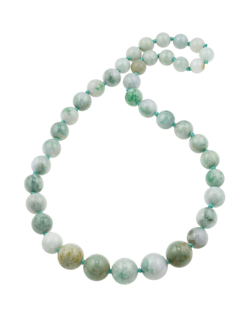 Jadeite necklace  - Auction Fine Jewellery - Cambi Casa d'Aste