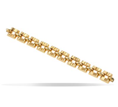Montatura in oro giallo 750/1000, Bracciale tank
