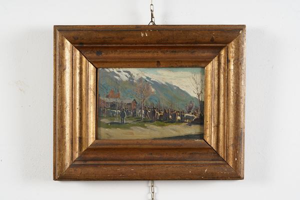 A. Germano Giorno di mercato, 1928