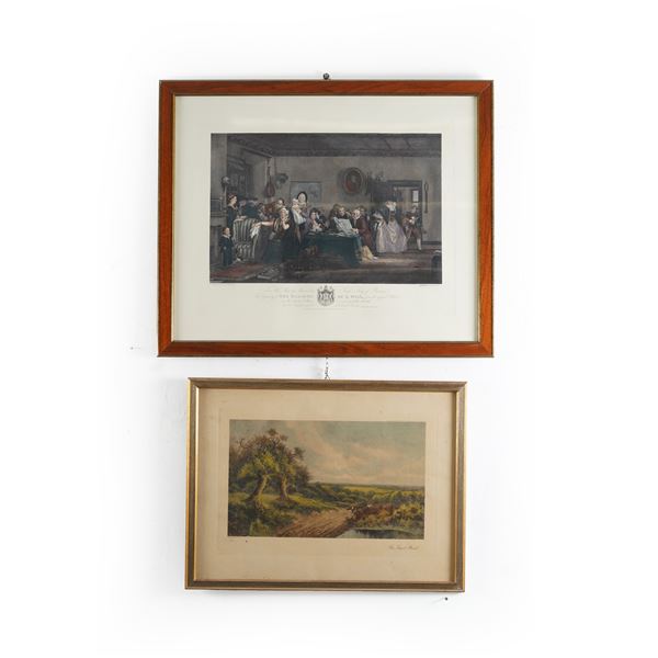 Due litografie più altre quattro diverse 