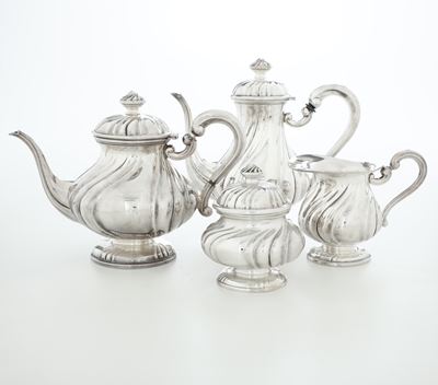 Servizio da Tè e Caffè. Argenteria Italiana del XX Secolo