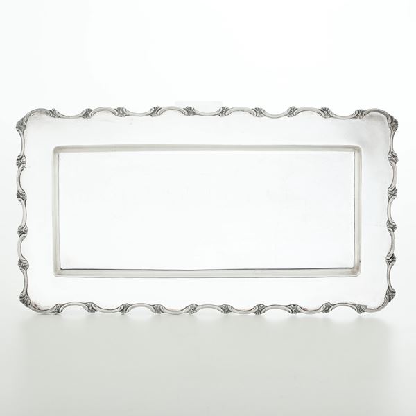 Vassoio. Argenteria milanese del XX secolo, argentiere Giuliano Boggiali