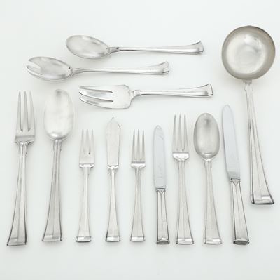 Servizio di Posate Incompleto. Argenteria Italiana del XX Secolo