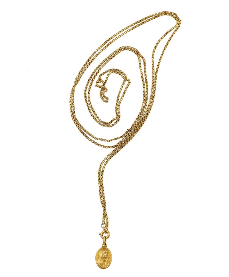 Gold necklace  - Auction Jewels - Cambi Casa d'Aste