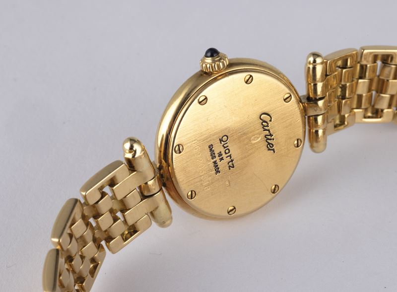 18 karat gold cartier watch best sale