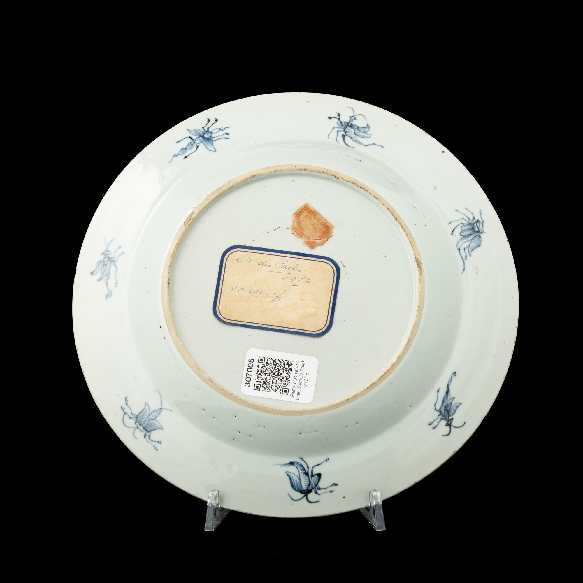 Piatto in Porcellana Imari, Cornelis Pronk, Cina, Dinastia Qing, Epoca Qianlong, XVIII Secolo