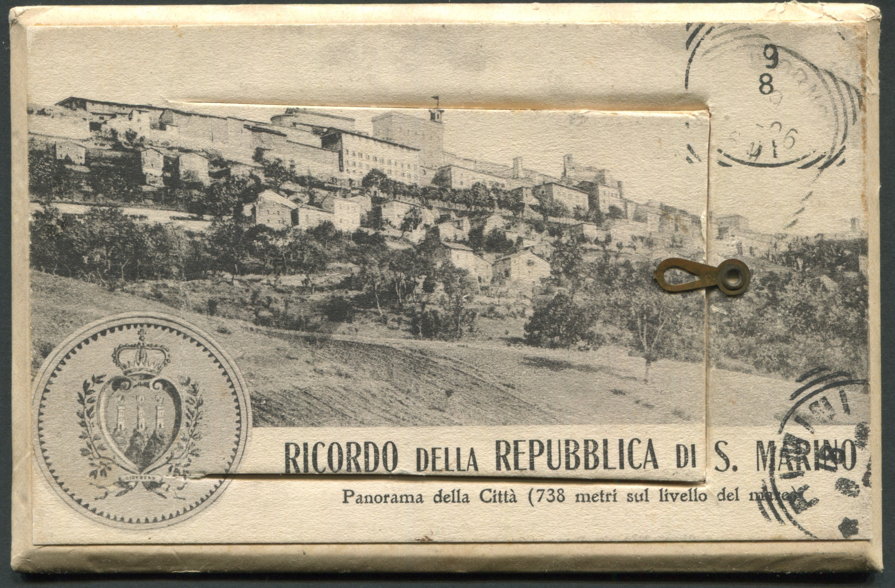1906 - San Marino - Stampe Raccomandate Affr. 2c. + 10c.