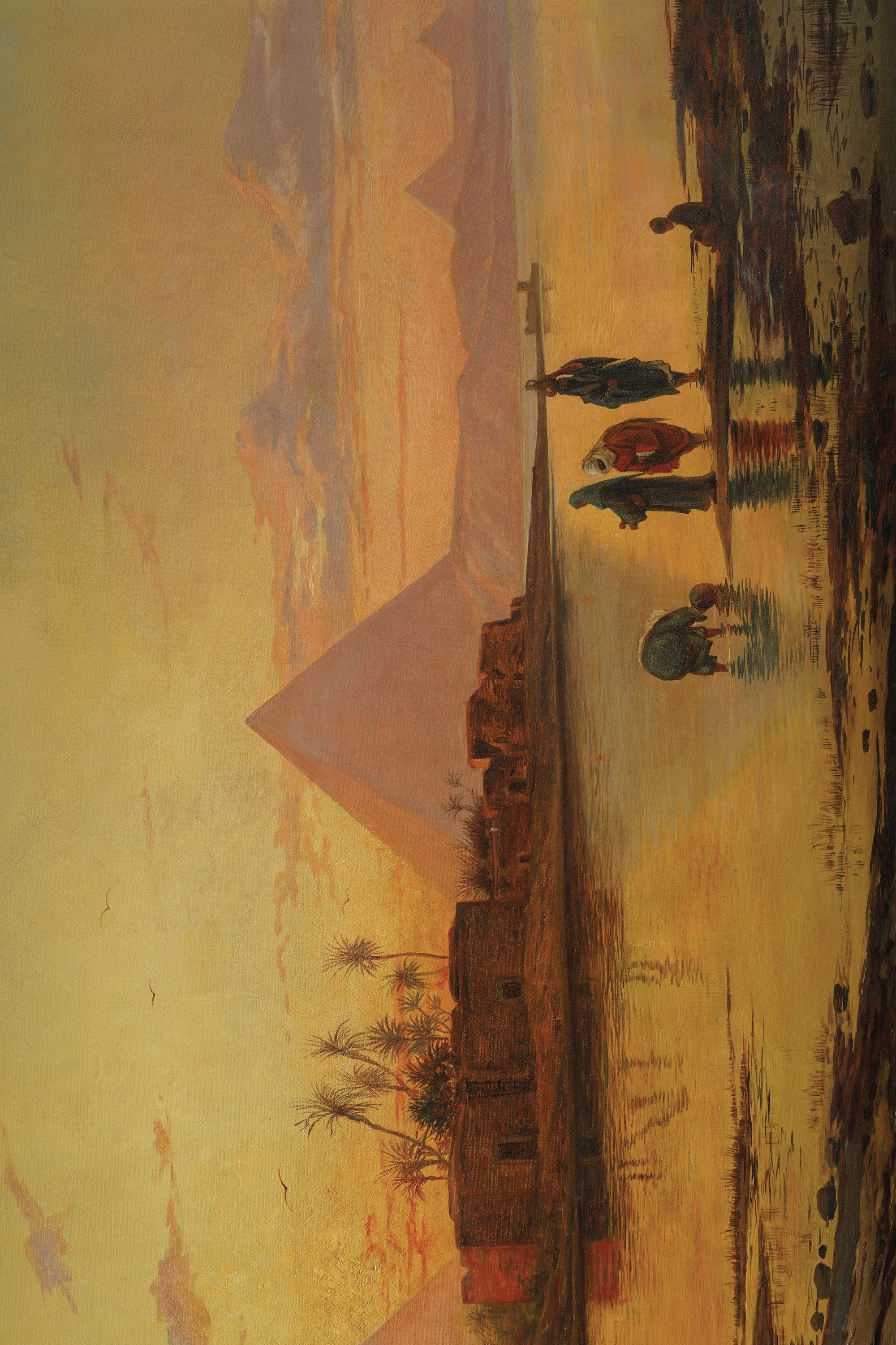 Hermann Corrodi - Tramonto sul Nilo