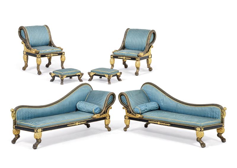 Salotto Impero. Francia, XIX secolo  - Auction Six Centuries of Arts and Furnitures - III - Cambi Casa d'Aste