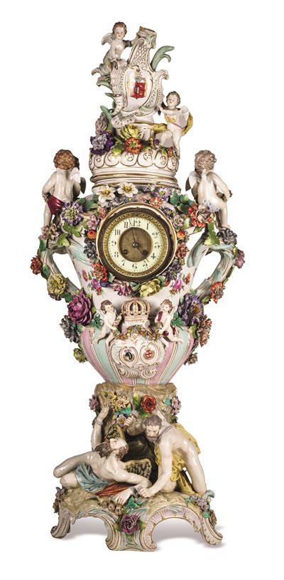 Monumentale Orologiogermania, Potschappel (sassonia), Manifattura di Carl Thieme, Verso la Fine d...