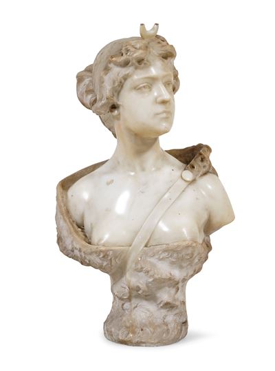 Florenzo e Gino Pugi, Firenze, Fine del XIX Secolo Busto di Diana