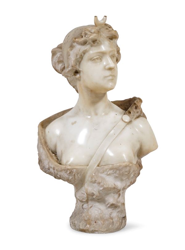Florenzo e Gino Pugi, Firenze, fine del XIX secolo Busto di Diana