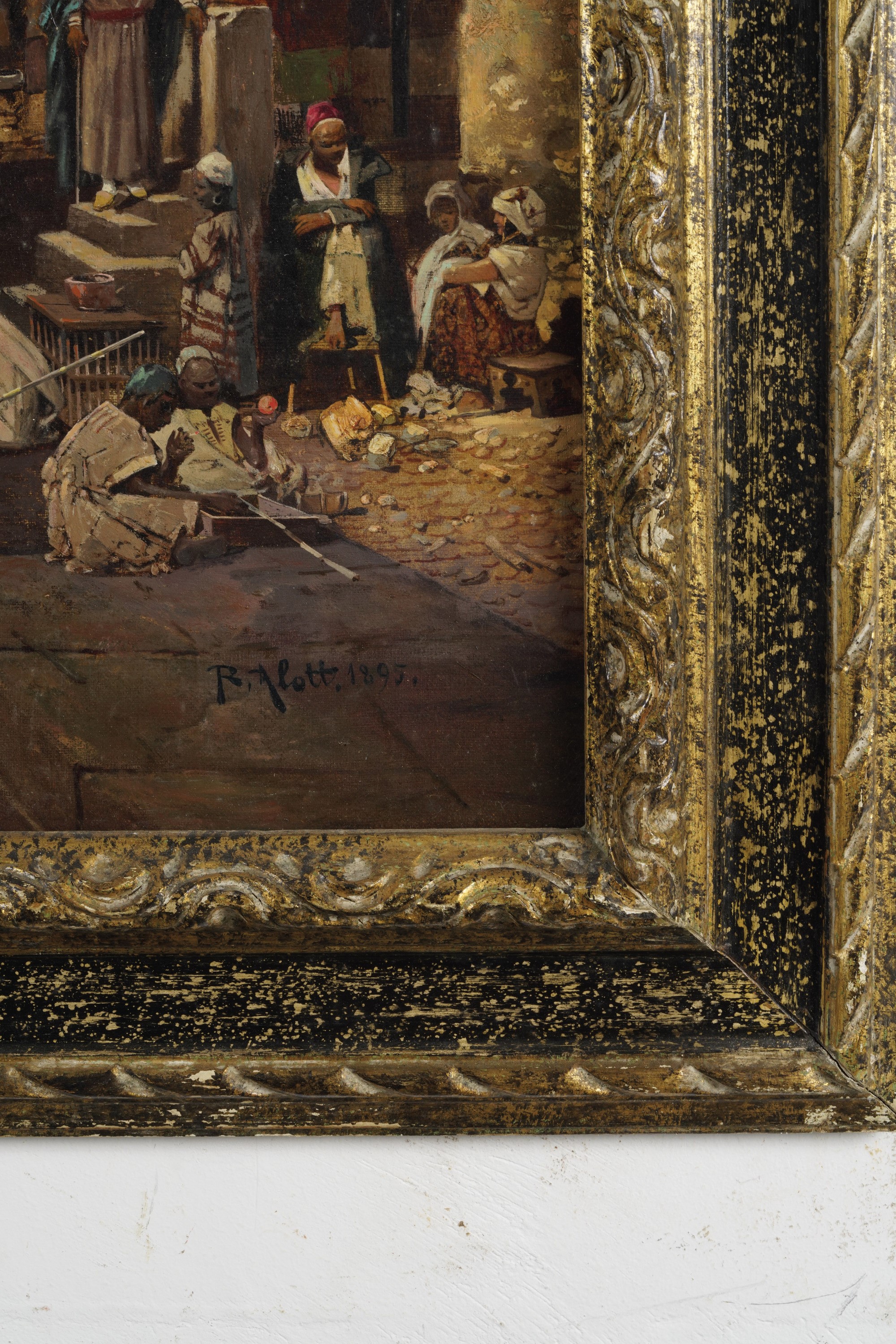 Robert Alott Graz - Scena di Mercato al Cairo