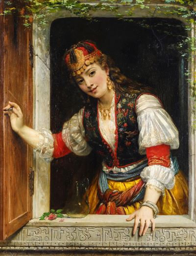 Giovane Turca alla Finestra