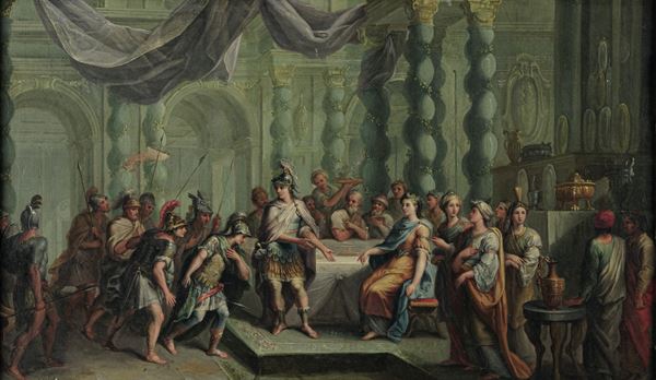 Francesco Deliani (attivo nel XIX secolo) Scene della vita di Enea