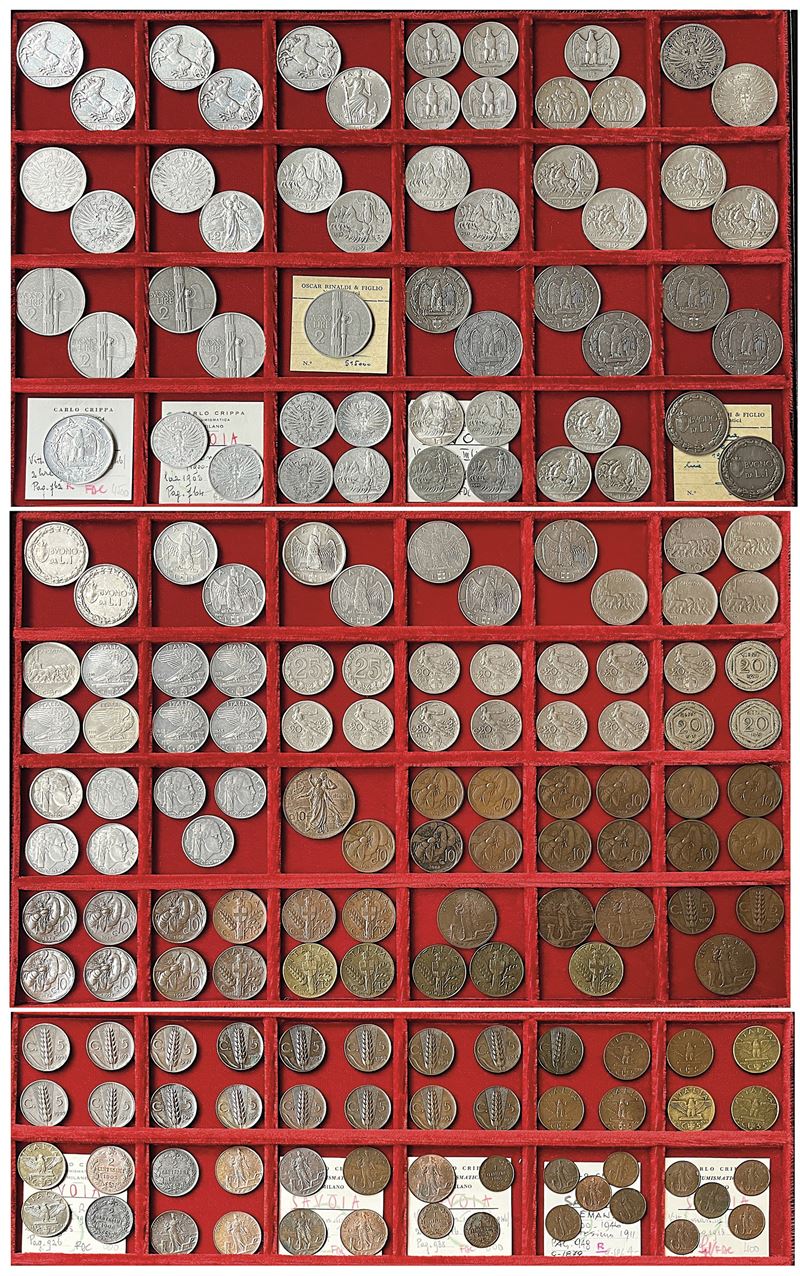 REGNO D’ITALIA. VITTORIO EMANUELE III DI SAVOIA, 1900-1946. Lotto di circa 180 monete.  - Asta Numismatica - Cambi Casa d'Aste