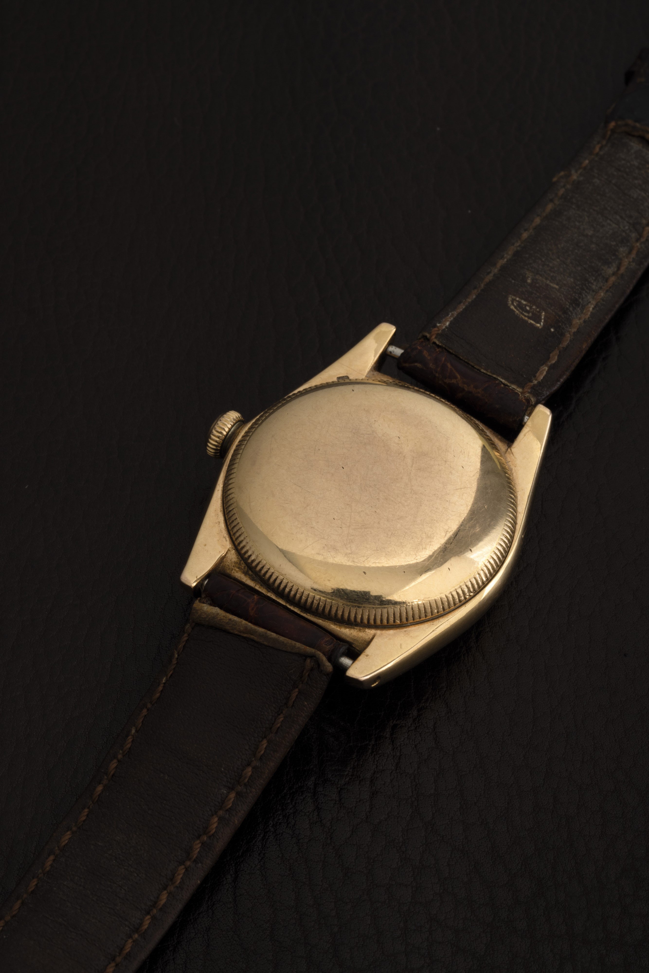 Rolex - Oyster Perpetual Ovetto Ref 5015 in Oro Rosa Quadrante Rosa Personalizzato per Cravanzola...