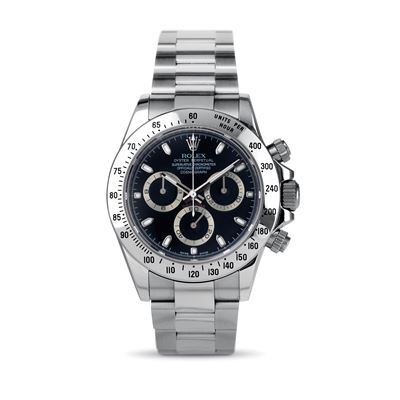 Daytona Ref 116520, Quadrante Nero Indici Luminova, Lunetta Tachimetrica, in Acciaio Accompagnato...
