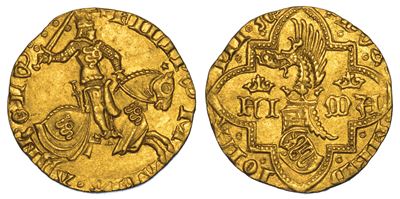 Milano. Filippo Maria Visconti 1412-1447. Fiorino o Ducato.