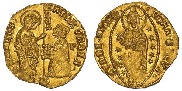 STATO PONTIFICIO. SENATO ROMANO, 1184-1439. Ducato. Monetazione del sec. XV.