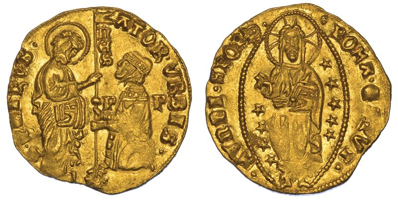 STATO PONTIFICIO. SENATO ROMANO, 1184-1439. Ducato. Monetazione del sec. XV.  - Auction Numismatics - Cambi Casa d'Aste