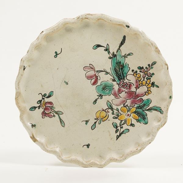 Sottocoppa. Savona, XVIII secolo.