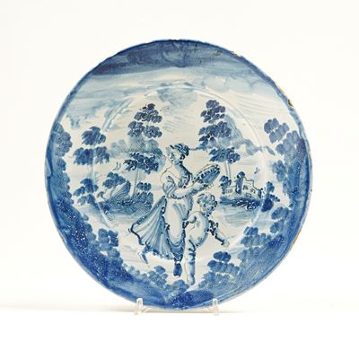 Piatto.albisola, Probabilmente Manifattura Conrado, 1700 Circa.