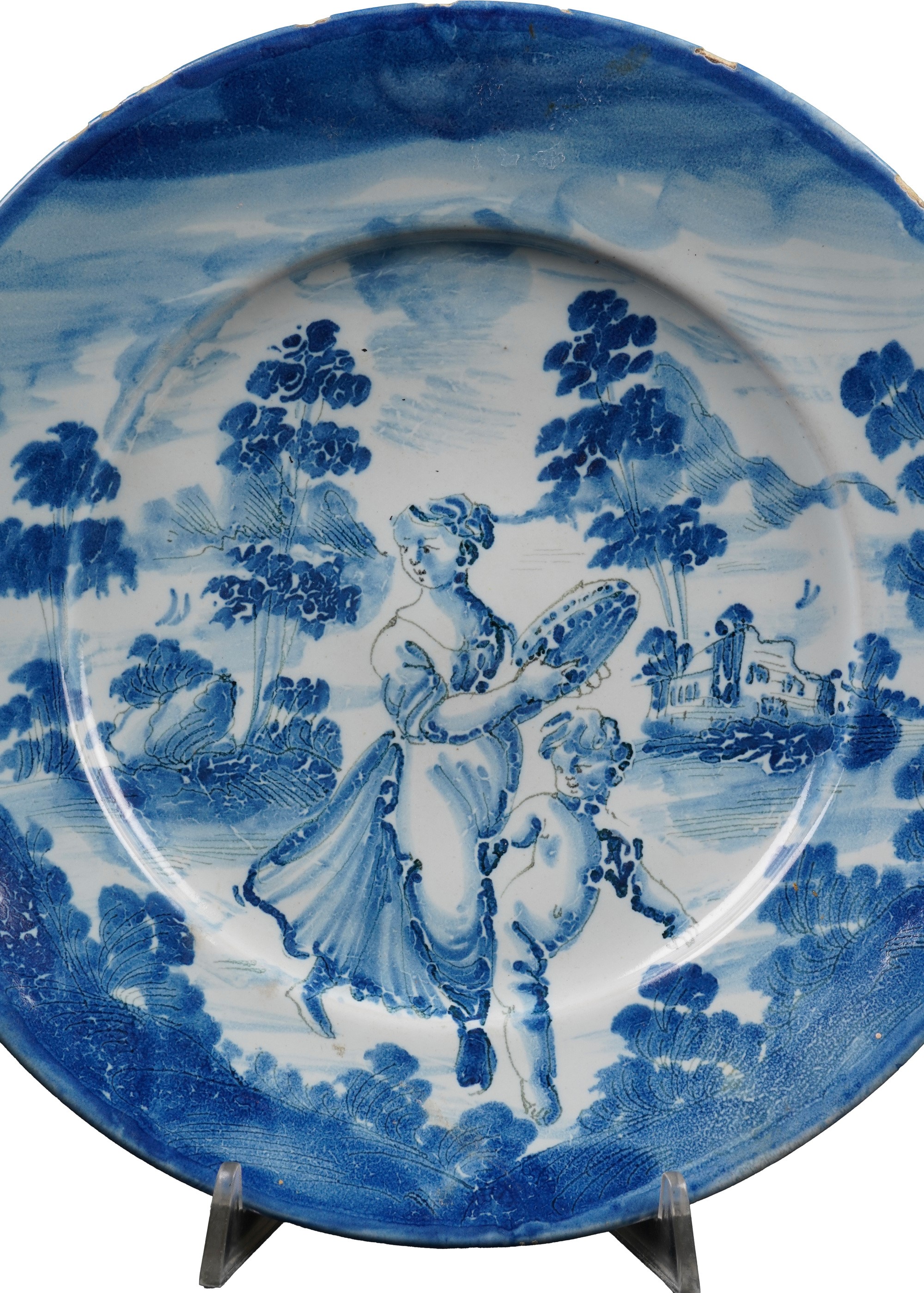 Piatto.albisola, Probabilmente Manifattura Conrado, 1700 Circa.