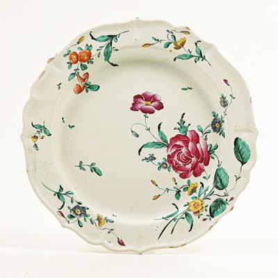 Piatto.bologna, Manifattura Finck, 1770-1790 Circa.