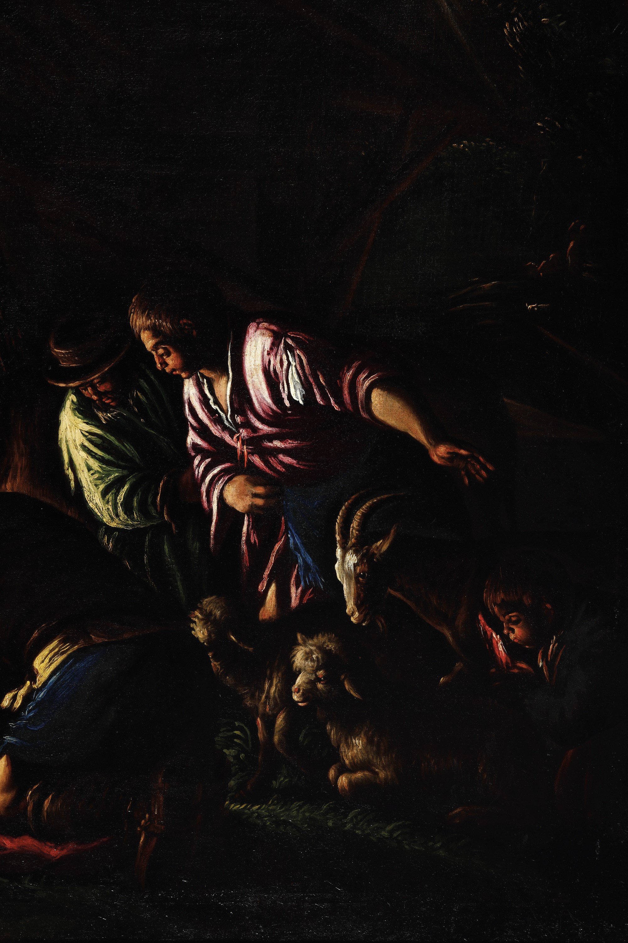 Leandro da Ponte Detto Leandro Bassano - Adorazione dei pastori, olio su tela
