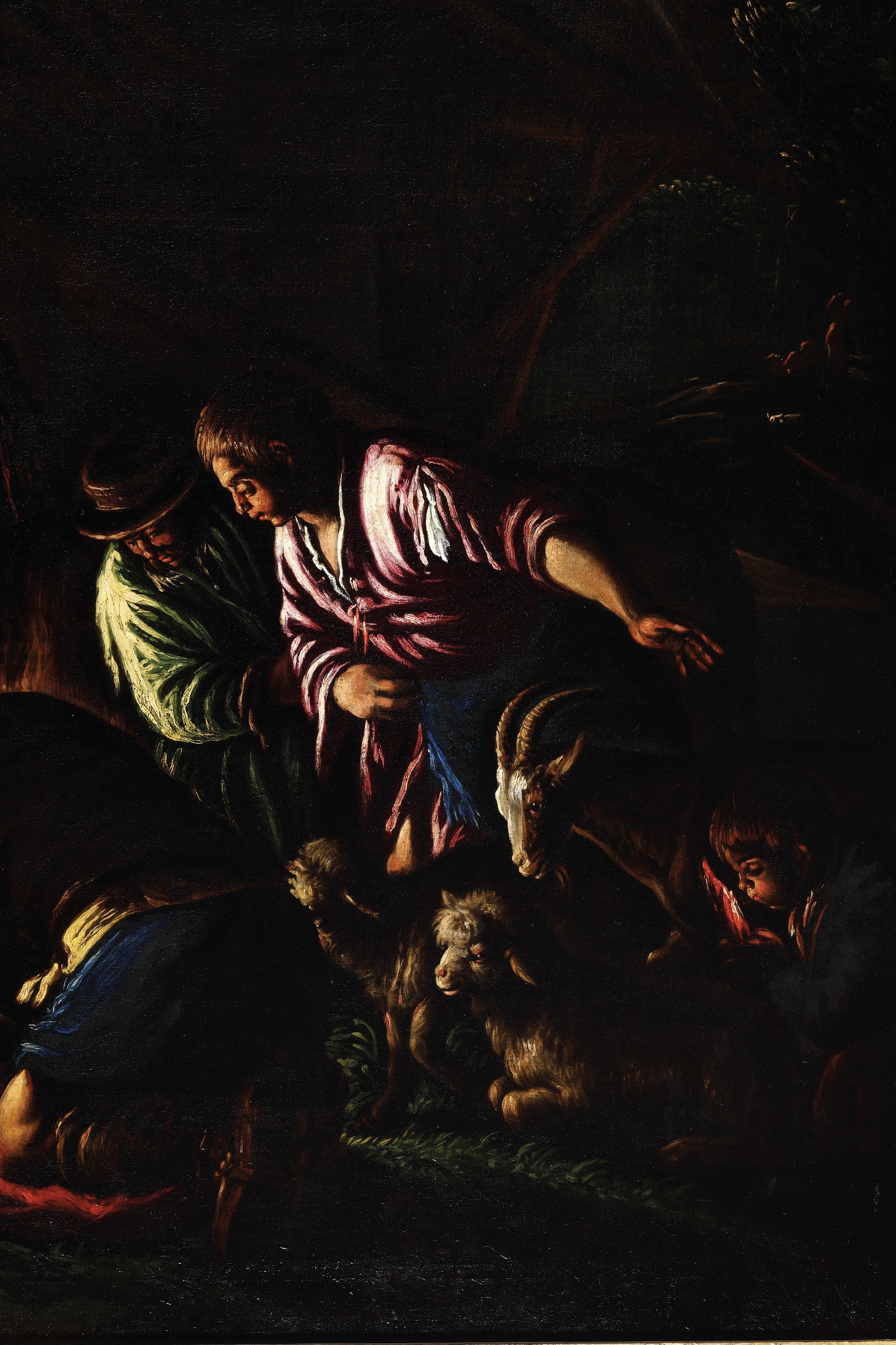 Leandro da Ponte Detto Leandro Bassano - Adorazione dei pastori, olio su tela