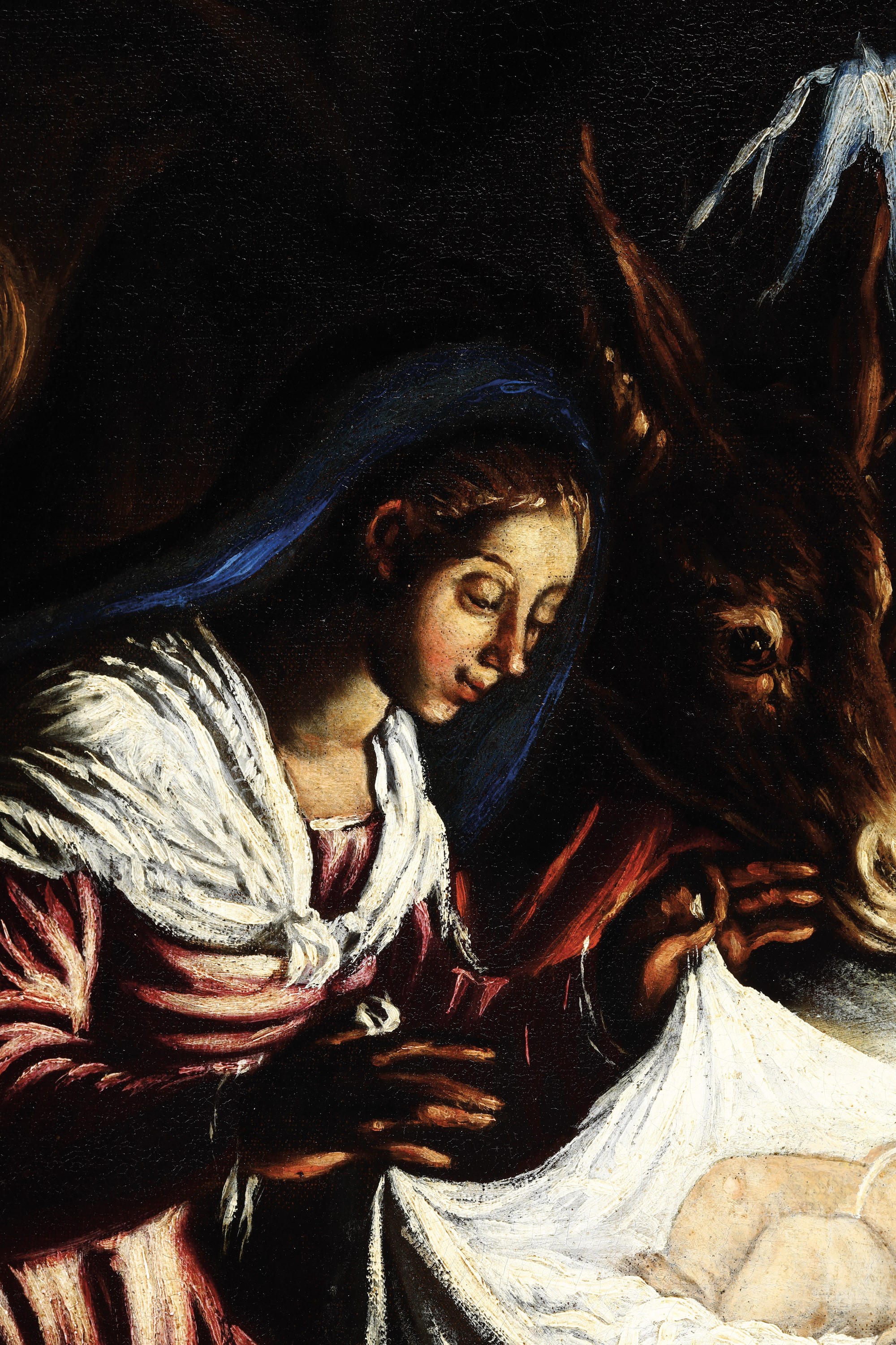 Leandro da Ponte Detto Leandro Bassano - Adorazione dei pastori, olio su tela