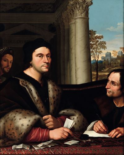 Ritratto di Ferry Carondelet con il Suo Segretario