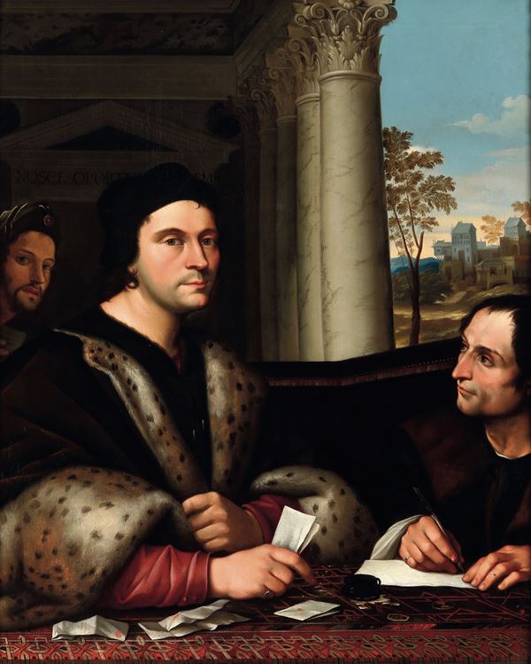 Sebastiano del Piombo - Ritratto di Ferry Carondelet con il suo segretario