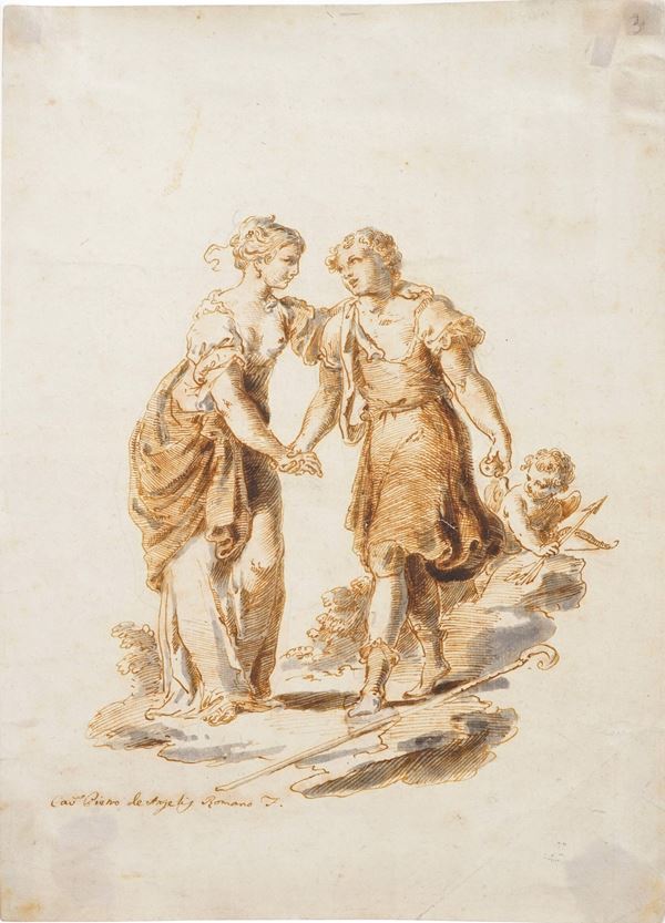 Pietro De Angelis (attivo nel XVIII secolo) - Giudizio di Paride