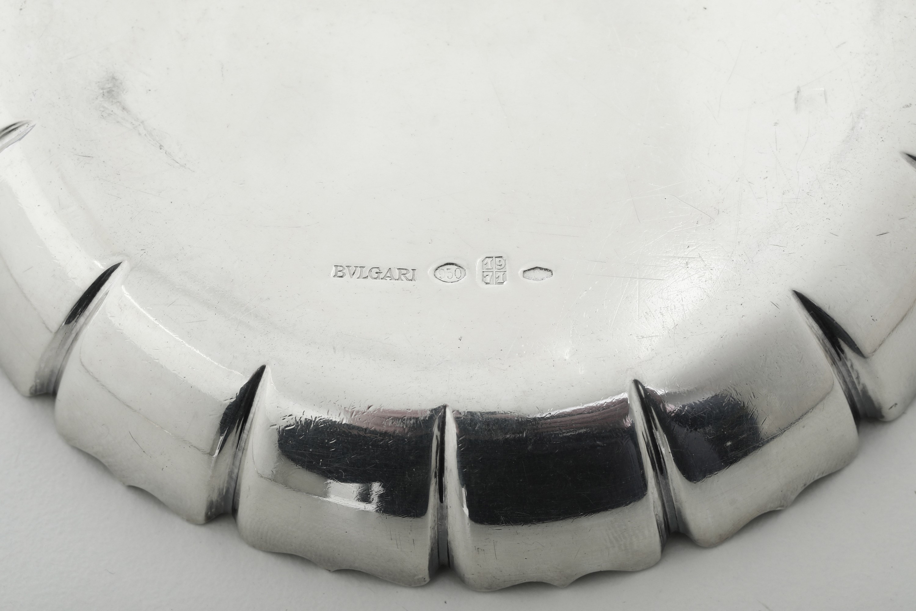 Maison Bulgari, Gruppo di quattro ciotole differenti in argento fuso e sagomato