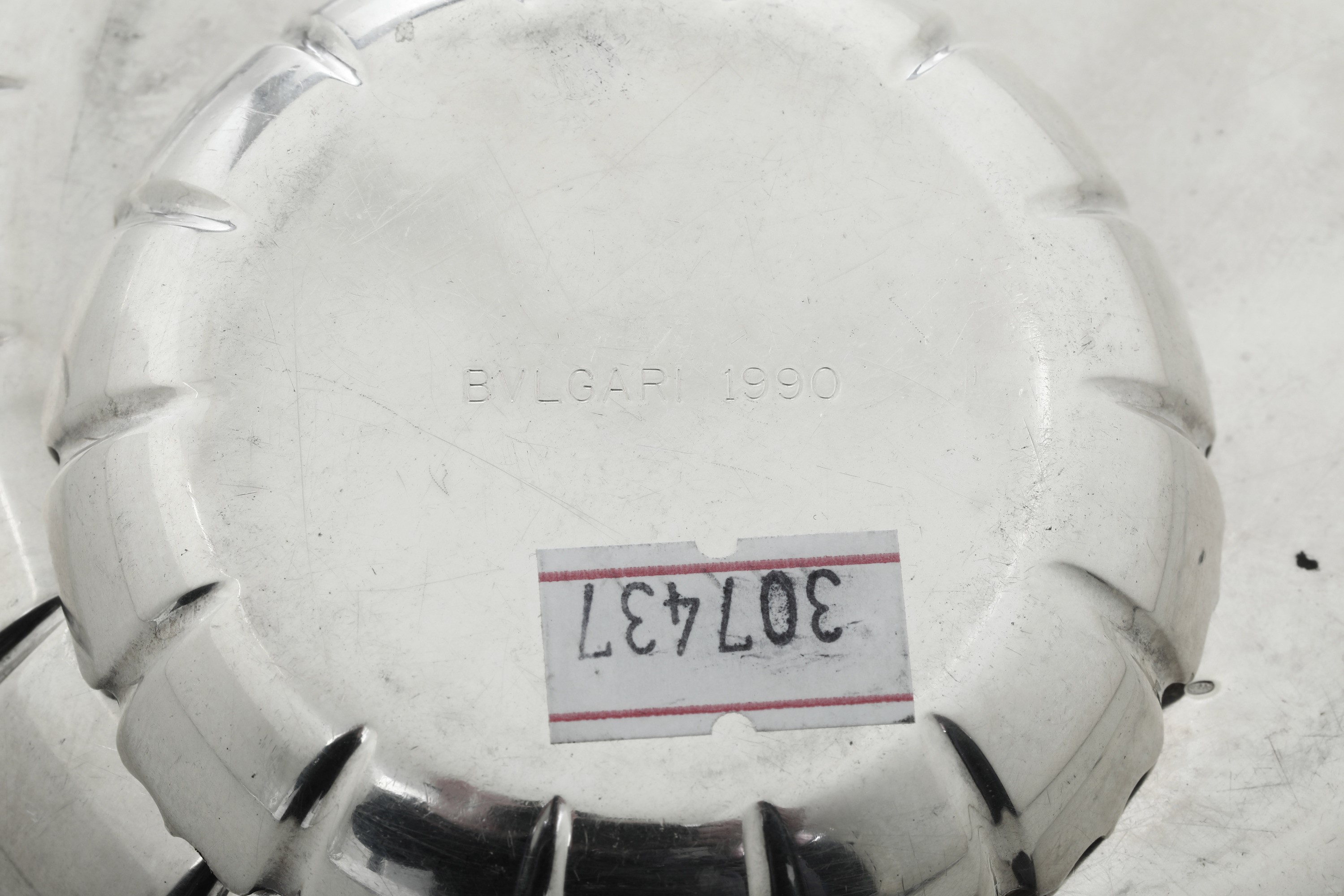 Maison Bulgari, Gruppo di quattro ciotole differenti in argento fuso e sagomato