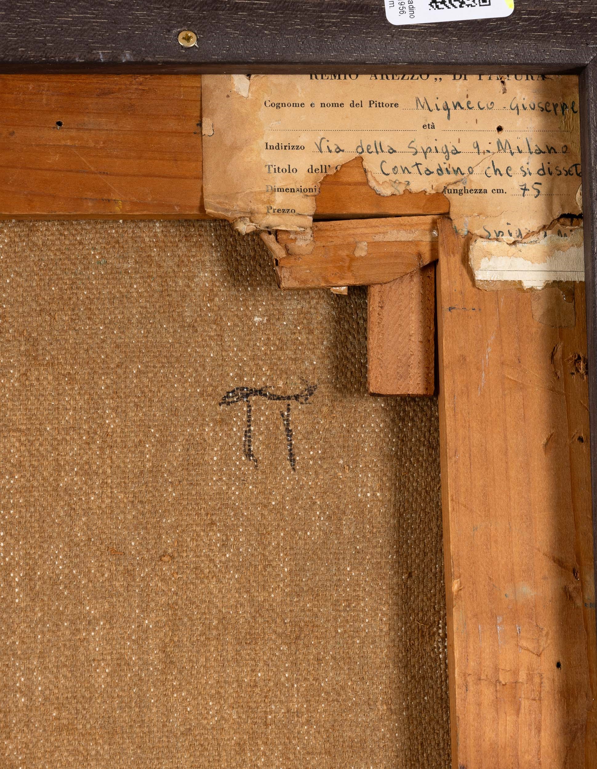 Giuseppe Migneco - Contadino che Si Disseta