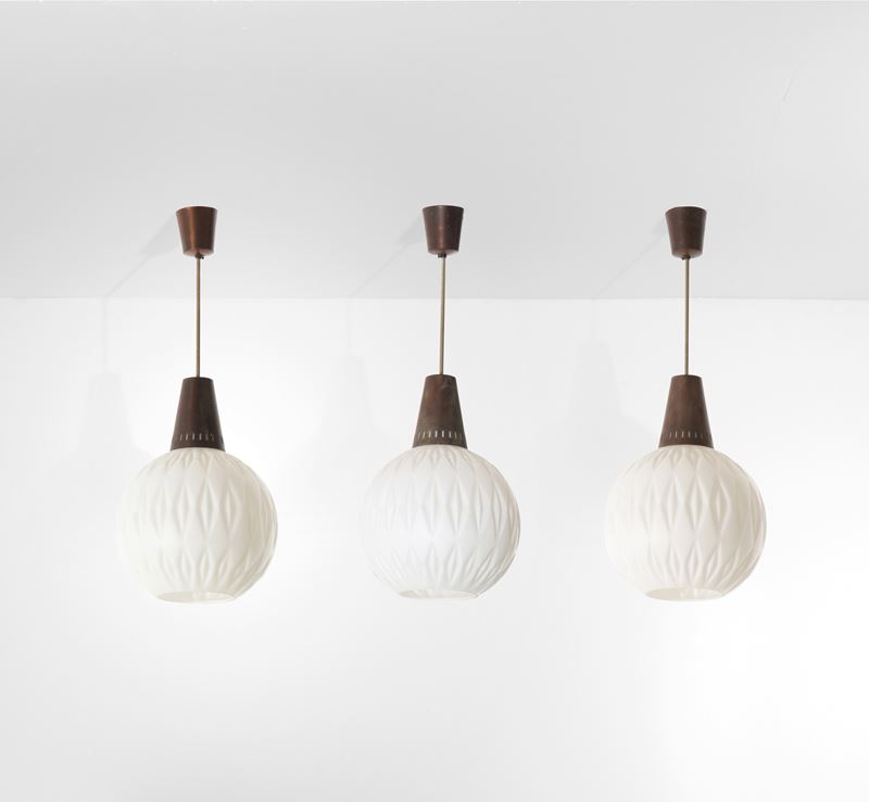 Tre lampade a sospensione  - Auction Design LAB - Cambi Casa d'Aste