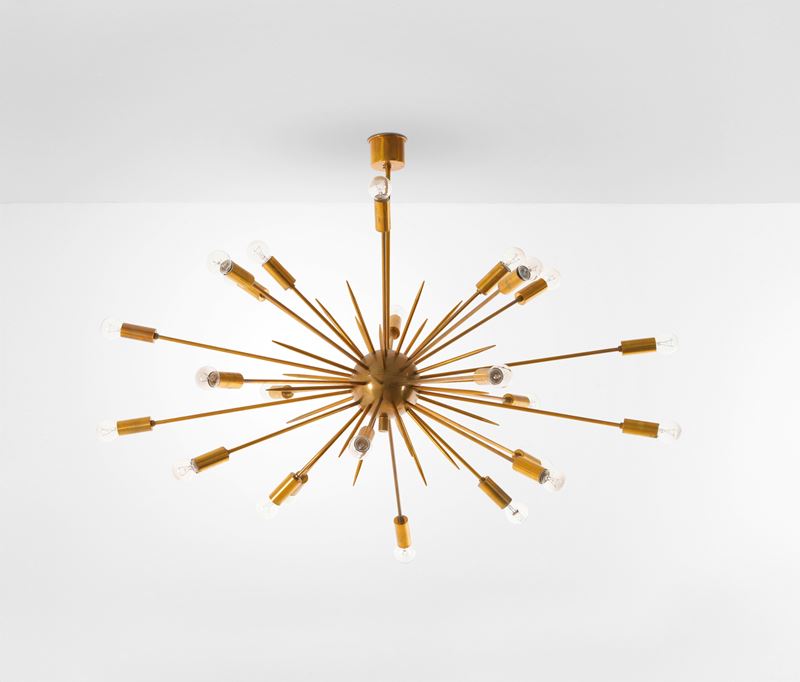 Stilnovo : Lampada a sospensione mod. Sputnik.  - Auction Design - Cambi Casa d'Aste