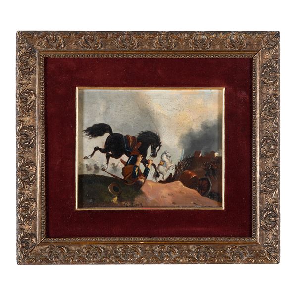 Firmato Perlberg Cavaliere staffato