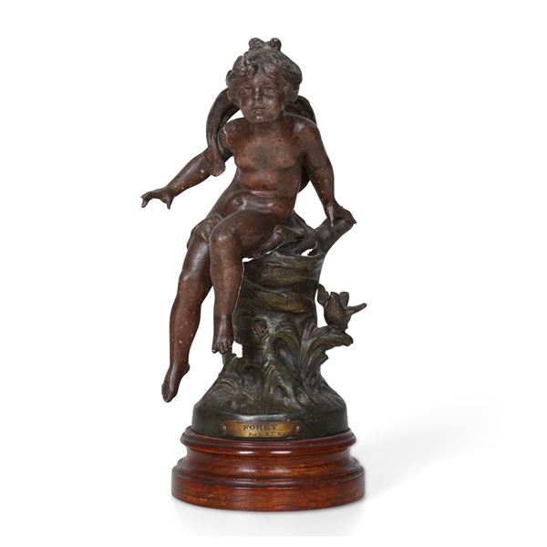 Fanciulla seduta. Fonditore francese del XX secolo