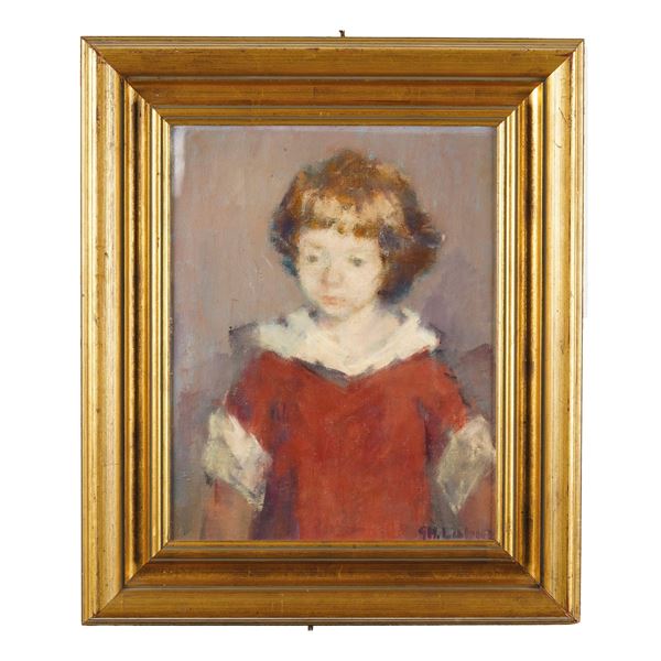 Pittore del XIX-XX secolo Ritratto di fanciulla