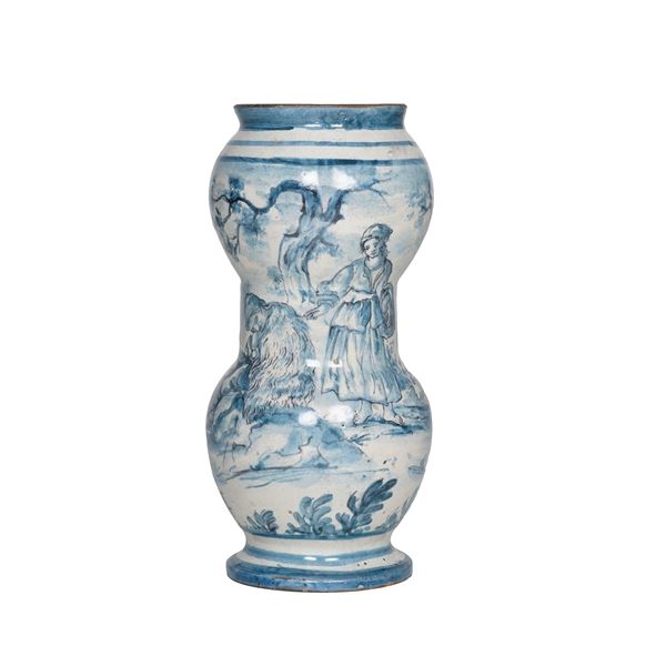 Albarello datato 1722. Probabilmente Napoli, XX secolo.