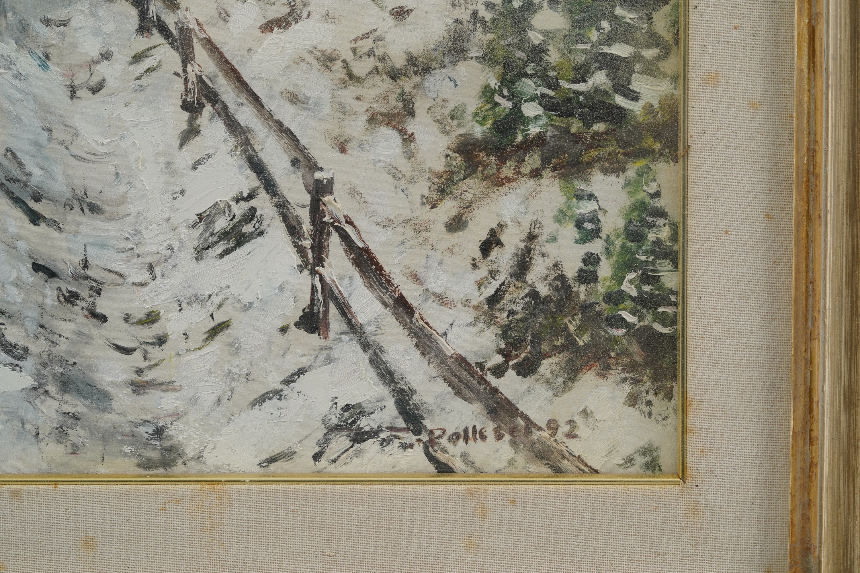 F.pollesci Paesaggio Innevato