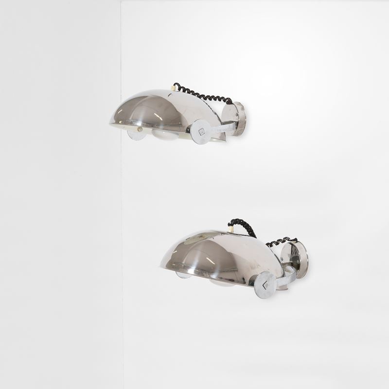 Goffredo Reggiani : Due lampade a parete  - Asta Design - Cambi Casa d'Aste