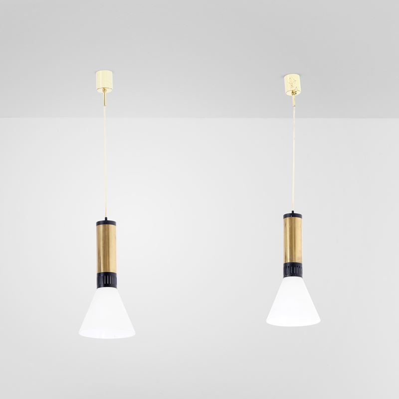 Stilnovo : Due lampade a sospensione  - Auction Design - Cambi Casa d'Aste