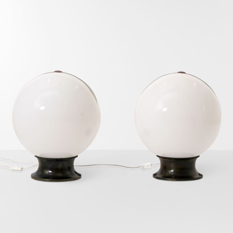 Due lampade da tavolo  - Auction Design - Cambi Casa d'Aste