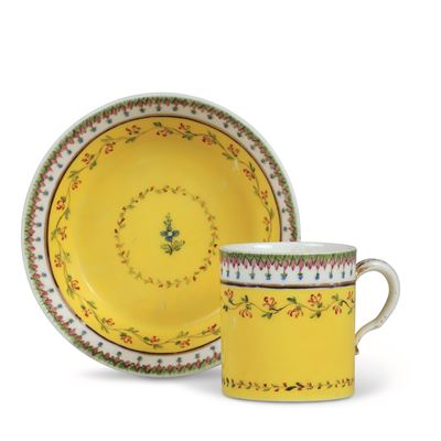 Tazza con Piattino Sèvres, 1787