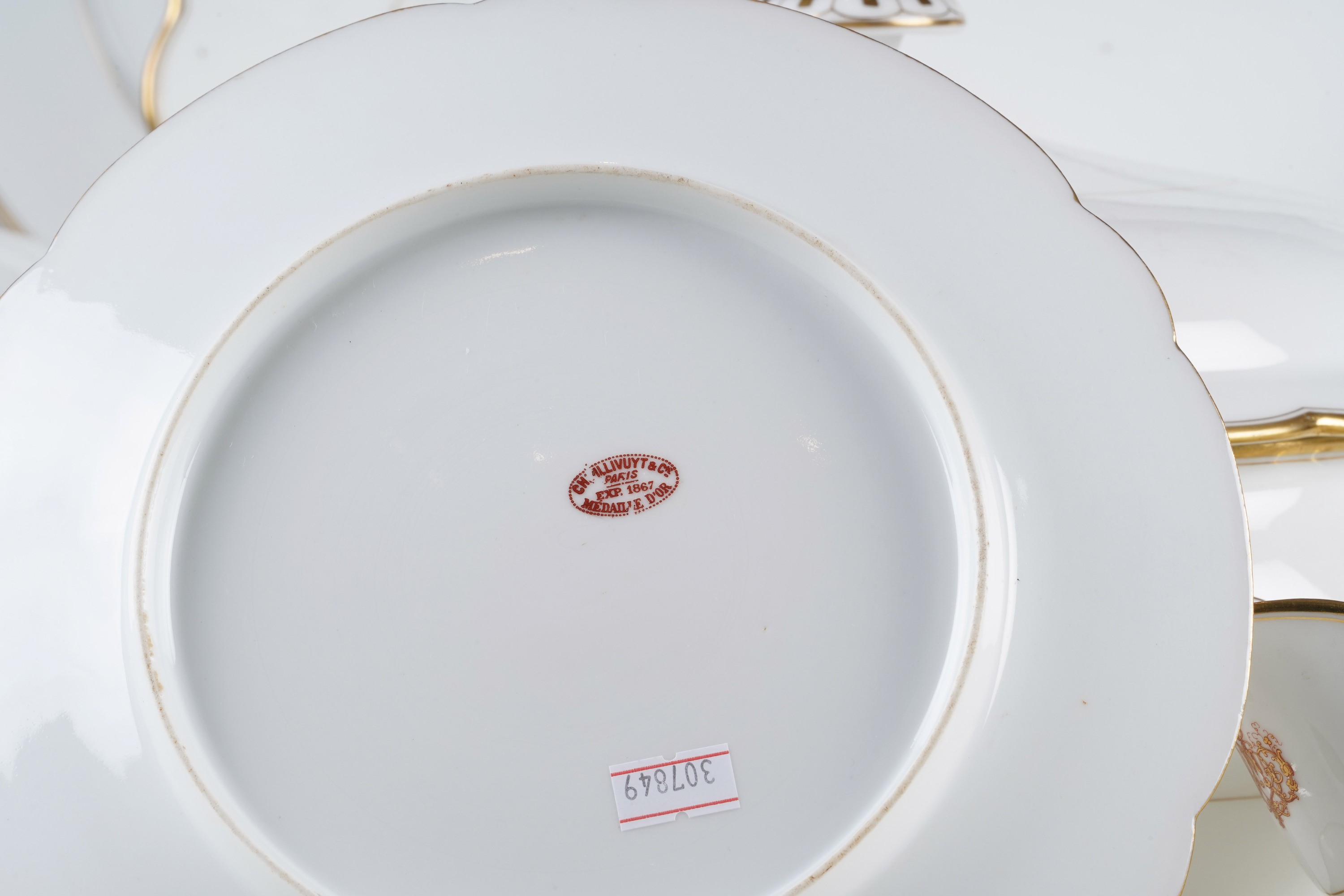 Servizio da Tavola Monogramma “ac”parigi, Manifattura Pillivuyt, Prima Metà del XX Secolo